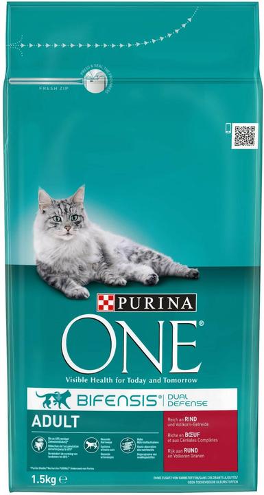 Produktbild Purina ONE Rind und Vollkorn (Adult, 1 Stk., 1500 g)