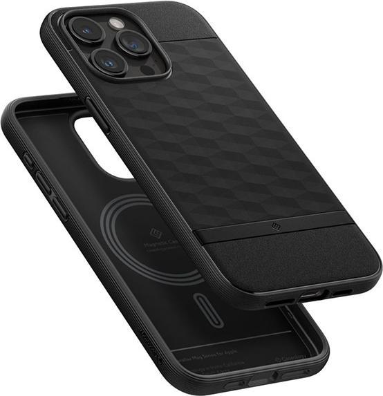 Produktbild Caseology Parallax MAG iPhone 15 Pro Max 6.7" Magsafe Czarny/Matte Black ACS06614 (Apple iPhone 15 Pro Max)