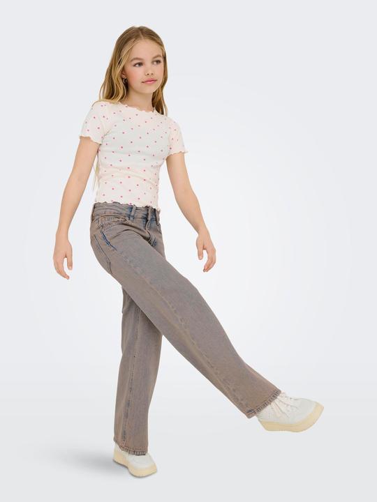 Actual product image Only KOGBAXTER Hohe Taille Weiter Beinschnitt Jeans Jeans mit weitem Bein (140)
