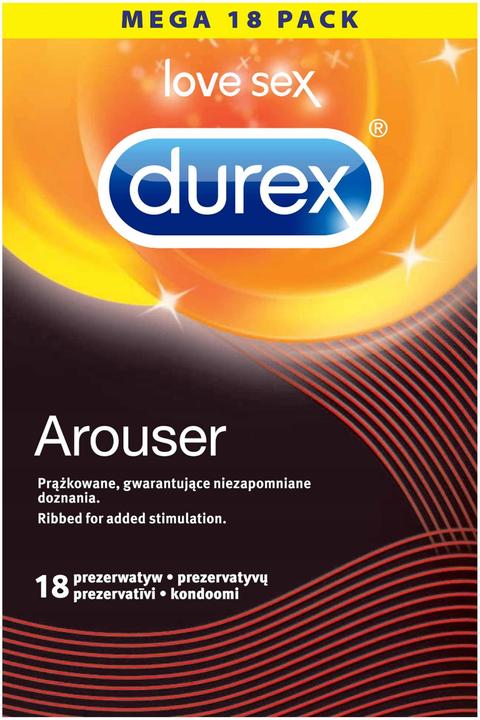 Actual product image Durex Arouser Ribbed Condoms 18Pcs (18 pcs.)