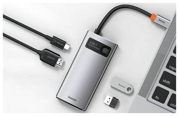 Produktbild Baseus Gleam Series 4-in-1 (USB-C, 1 Ports)