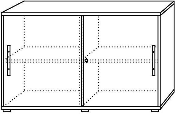 Actual product image kaiserkraft FINO - sliding door wardrobe (120 x 40 x 74.5 cm)