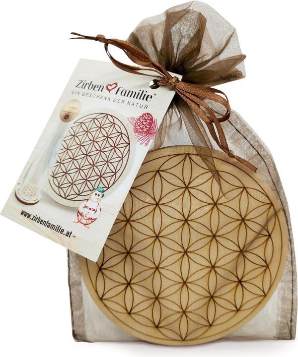 Produktbild ZirbenFamilie Karaffen-Untersetzer Blume des Lebens
