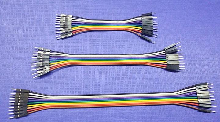 Produktbild Play-Zone Jumperkabel Verbindungskabel(10-20cm) M/M 30 Stk.