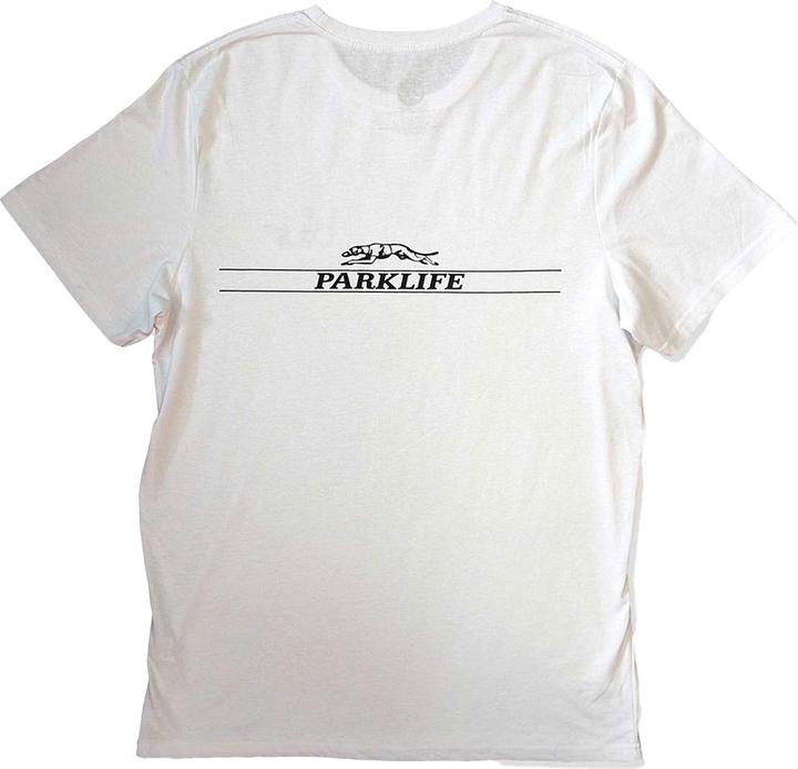 Actual product image Oasis Unisex Adult Parklife Back Print Logo T-Shirt (L)