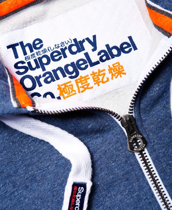 Actual product image Superdry Orange Label zip hoodie (M)