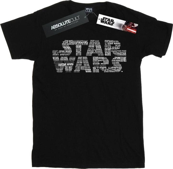 Star Wars Repeat Text Logo TShirt (4XL)