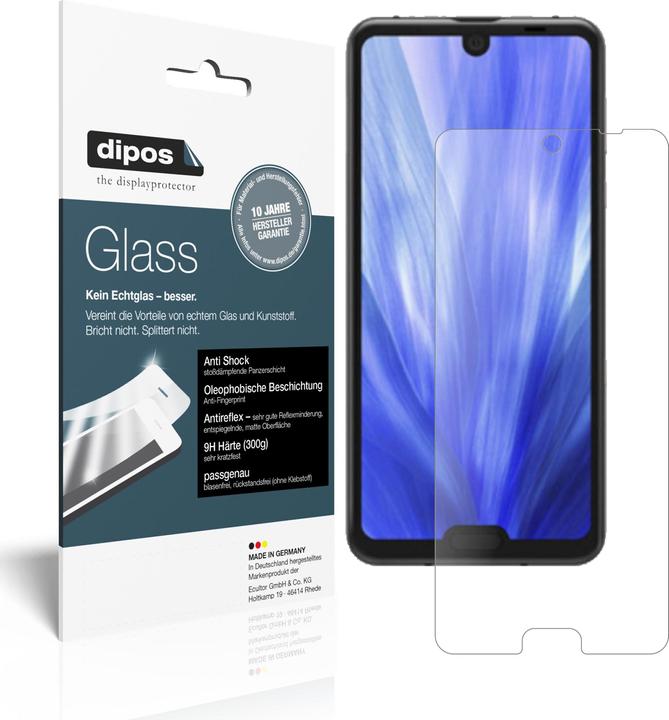 Produktbild Dipos Displayschutz Anti-Shock (2 Stück, Sharp Aquos R3)
