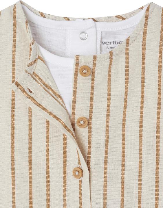 Actual product image Vertbaudet Baby-Set: T-Shirt, Halstuch & Kurzoverall (80)