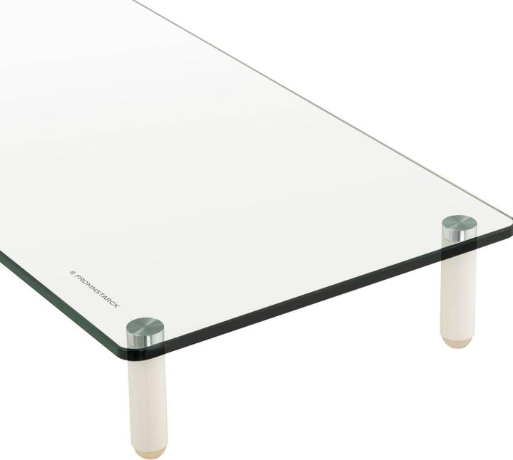 Produktbild Fromm & Starck Schreibtischaufsatz Monitorerhöhung Bildschirmerhöhung 2 Monitore aus Glas