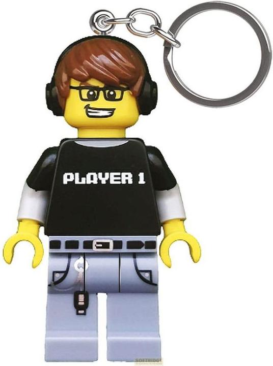 Actual product image Dungeons & Dragons LEGO Minifigures Schlüsselanhänger mit Leuchtfunktion Video Game Guy 8 cm