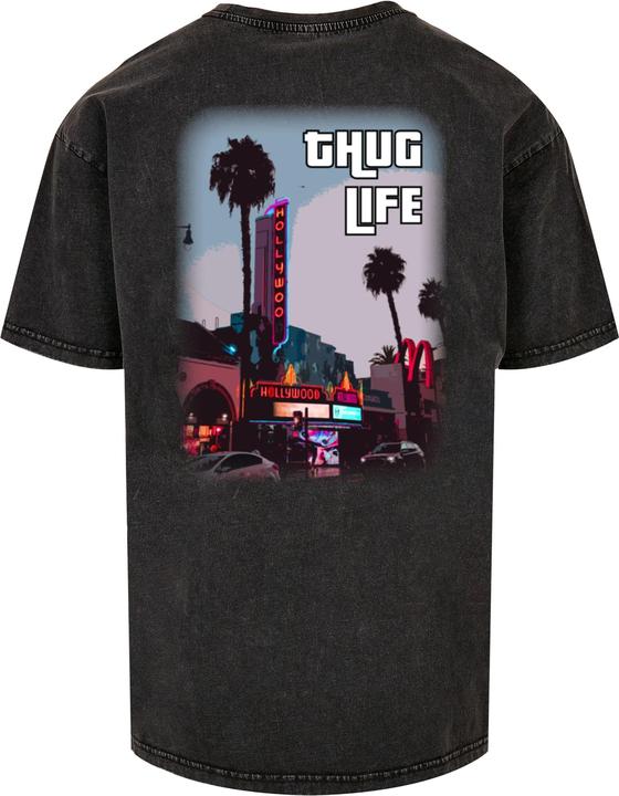Actual product image Merchcode Grand Thug Life Acid Washed Heavy Oversize Tee - 118069 (4XL)