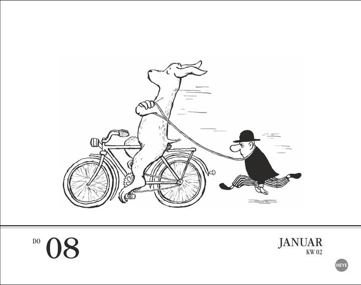 Produktbild Loriot Tagesabreisskalender 2026 (14 x 11 cm, Deutsch)