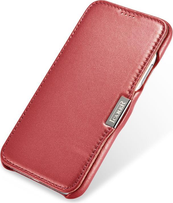 Immagine prodotto iCarer iPhone X/XS - Custodia Flip Serie Lusso Rosso RIX02 (Apple iPhone X)