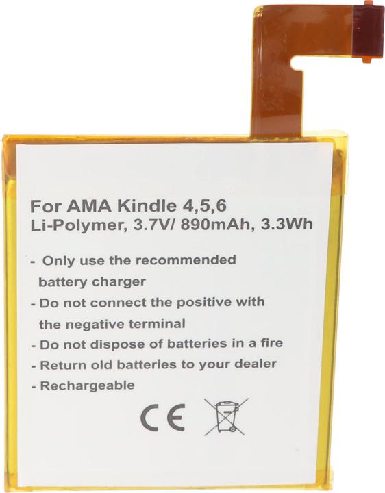 Actual product image Amazon Akku Kindle 4, Kindle 4G, Kindle 5 und Kindle 6 Akku 515-1058-01