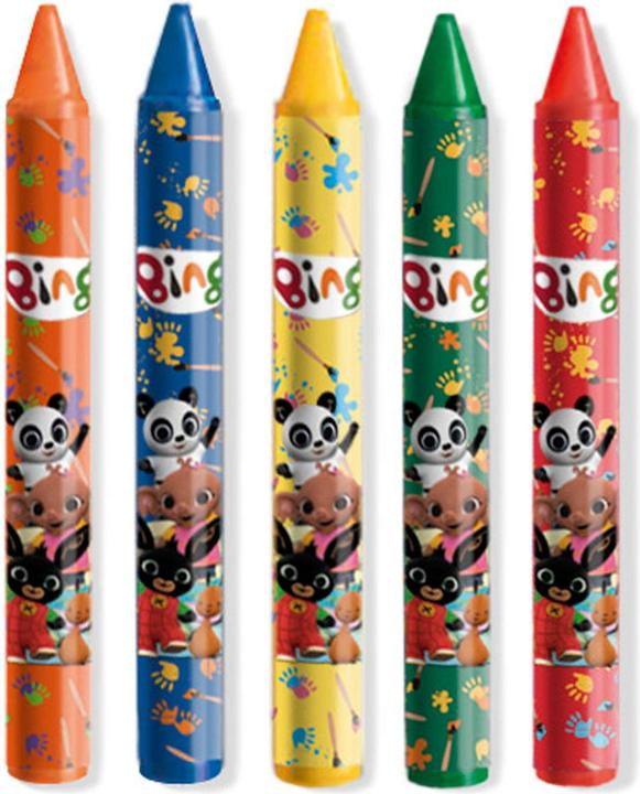 Immagine prodotto Bambolino Toys Pastelli a cera Bing, 5 pezzi (Arancia, Blu, Rosso, Verde, Giallo, 5 x)