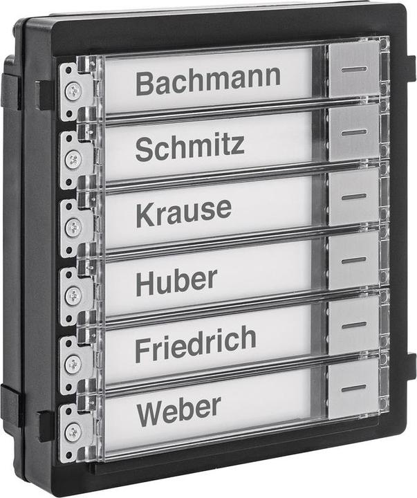Produktbild Abus Klingeltasten-Modul (6 Tasten) für Türsprechanlage (Edelstahl)
