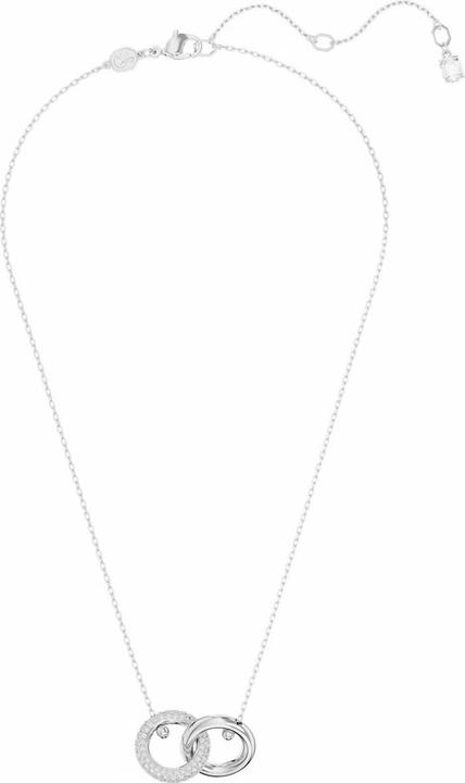 Produktbild Swarovski Dextera Halskette Verschlungener Reif Weiss (Swarovski Metall, 38 - 45 cm)