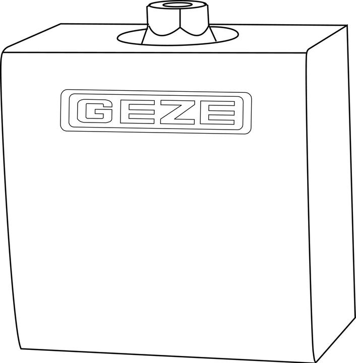 Produktbild Geze Drehlager für T-Stop Gleitschiene (Indoor)