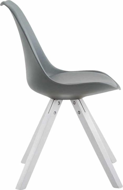 Produktbild Swisshandel24 4er Set Toulouse Kunstleder weiss Square