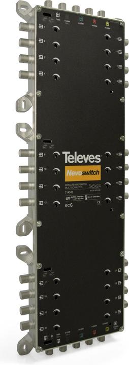 Produktbild Televes Multischalter 12,70cm (5") 24 Guss NEVO recpower kask. MS524C (Multischalter)
