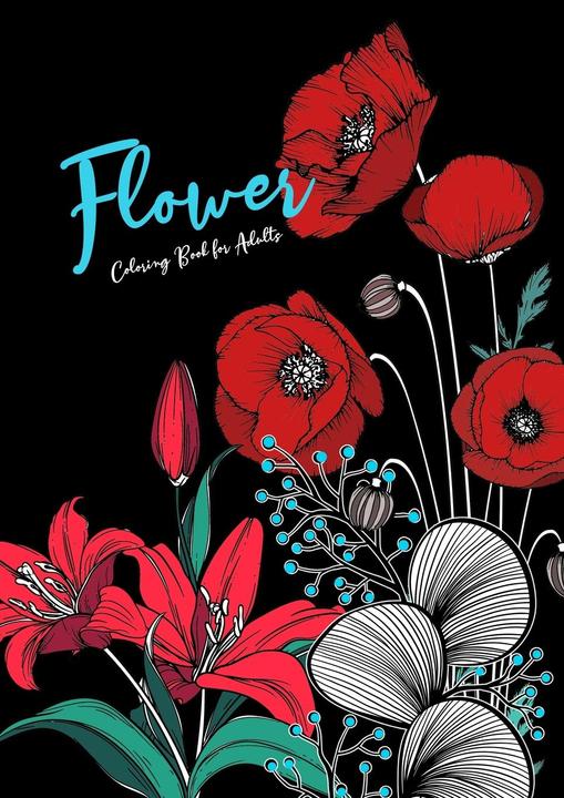 Produktbild Grafik:Blumen Malbuch für Erwachsene