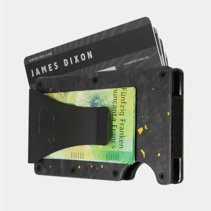 Image du produit James Dixon Carbone forgé - Noir Jaune Mat - Money Clip