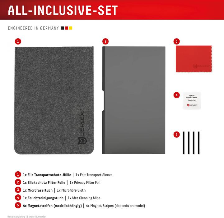 Produktbild Displex Privacy Safe, Laptop Blickschutzfilter (12.50", 3 : 2)