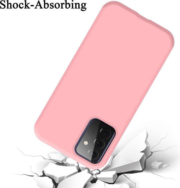 Actual product image Cadorabo TPU Liquid Silicone Case Cover (Samsung Galaxy A72 5G, Samsung Galaxy A72)