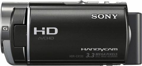 Produktbild Sony HDR-CX130, FullHD, Flash, 30x Zoom, Schwarz (30 x)
