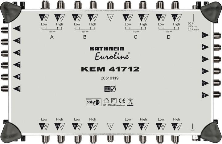 Actual product image Kathrein Euroline KEM 41712 cascade 17 inputs (Multi switch)