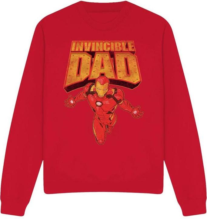 Iron Man Invincible Dad Sweatshirt Vatertag (XL)