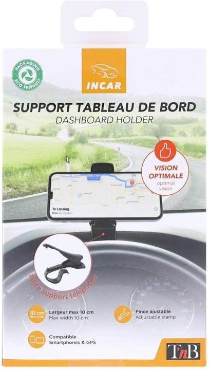 Actual product image T'nB Universal dashboard clip holder