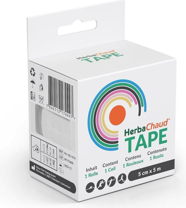 Produktbild HerbaChaud Tape 5cmx5m weiss (5 m)
