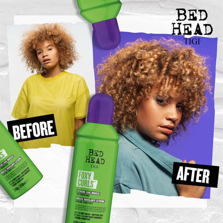 Productafbeelding Tigi Bh Style Foxy Curls Mousse Extreme 250Ml (250 ml, Schuimmiddel)