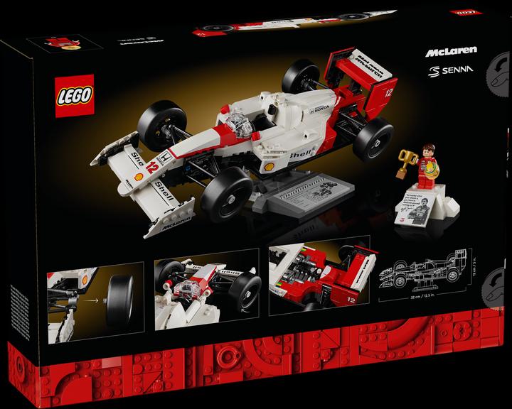 Immagine prodotto LEGO McLaren MP4/4 e Ayrton Senna (10330, LEGO Icons)