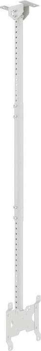 Multibrackets Deckenhalter bis 32", Alu, weiss, max. 14 kg