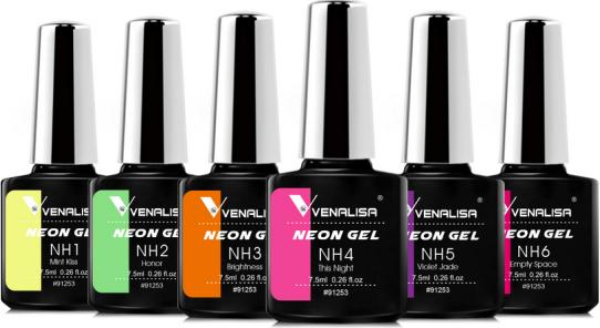 Venalisa Gellack Set 2208 (Gel-Effekt Nagellack)