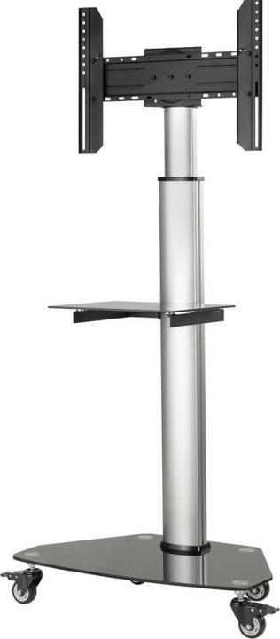 Actual product image Eaton TRIPPLITE Premier Rolling TV Cart for 93,98cm 37Zoll to 177,8cm 70Zoll Displays Black Glass Ba (Monitor, 70", 79 kg)