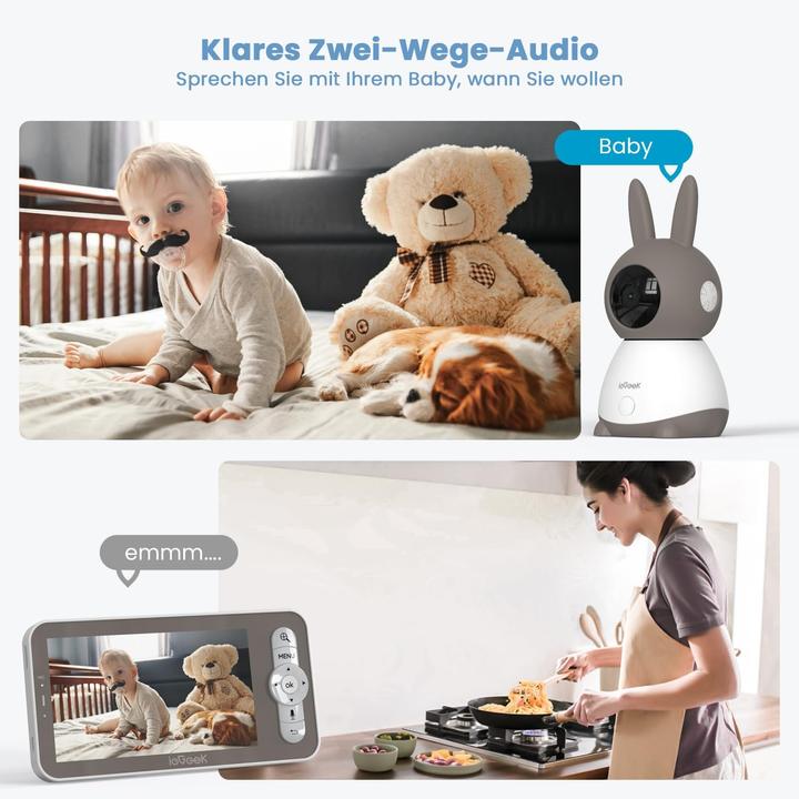 Image du produit IeGeek Babyphone mit 360°Kamera (Vidéo et audio)