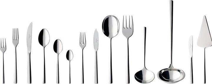 Produktbild Villeroy & Boch Tafelbesteck 113tlg. Lunch Piemont (113 Stück, Besteck Set)