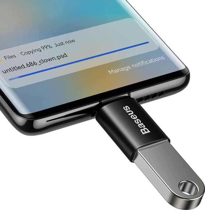 Actual product image Baseus USB Typ-C zu (USB-A, USB Type C)