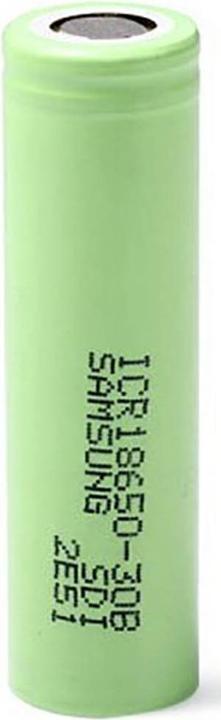 Samsung ICR18650-30B Special rechargeable battery 18650 Flat-Top Li-Ion 3.7 V 2950 mAh (1 pcs., 18650, 2950 mAh)