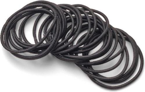 Trisa Haargummis dünn 40 mm schwarz 24 Stk (Haargummi)