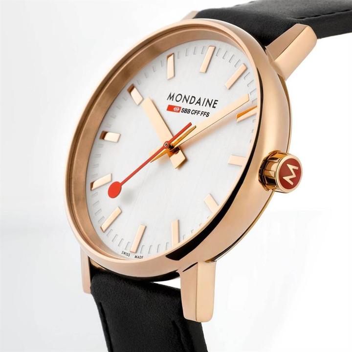 Produktbild Mondaine Evo2 - Ip Roségold (Analoguhr, 40 mm)