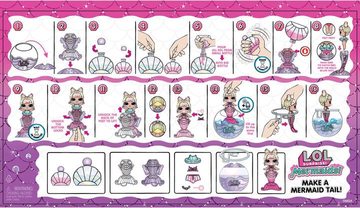 Image du produit MGA L.O.L. Surprise Mermaids! Tots in PDQ