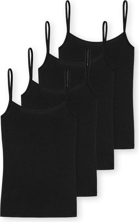 Actual product image Schiesser 4 Pack Modal Essentials Spaghetti Top (40, L)