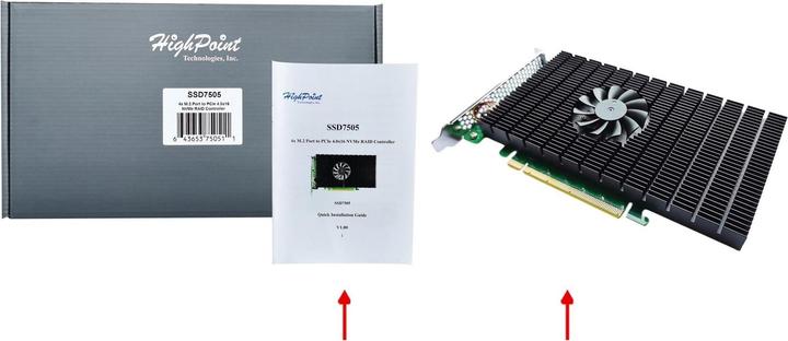 Produktbild HighPoint SSD7505