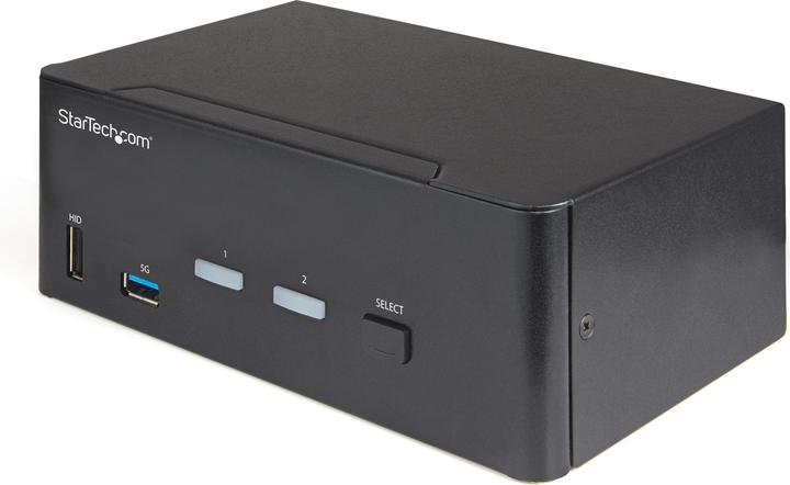 StarTech com 2 Port Dual Monitor HDMI KVM Switch - 4K 60Hz Ultra HD HDR - Desktop 4K HDMI 2.0 KVM Sw