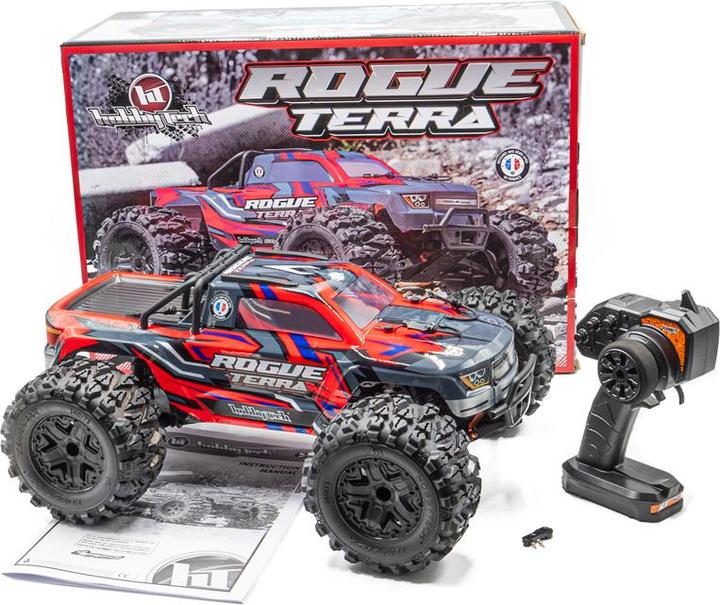 Actual product image Hobbytech Monster Truck Rogue Terra Brushless Red, RTR, 1:10 (RTR Ready-to-Run)